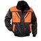 Pilotenjacke Ben, schwarz/orange, 3D-Bild-01